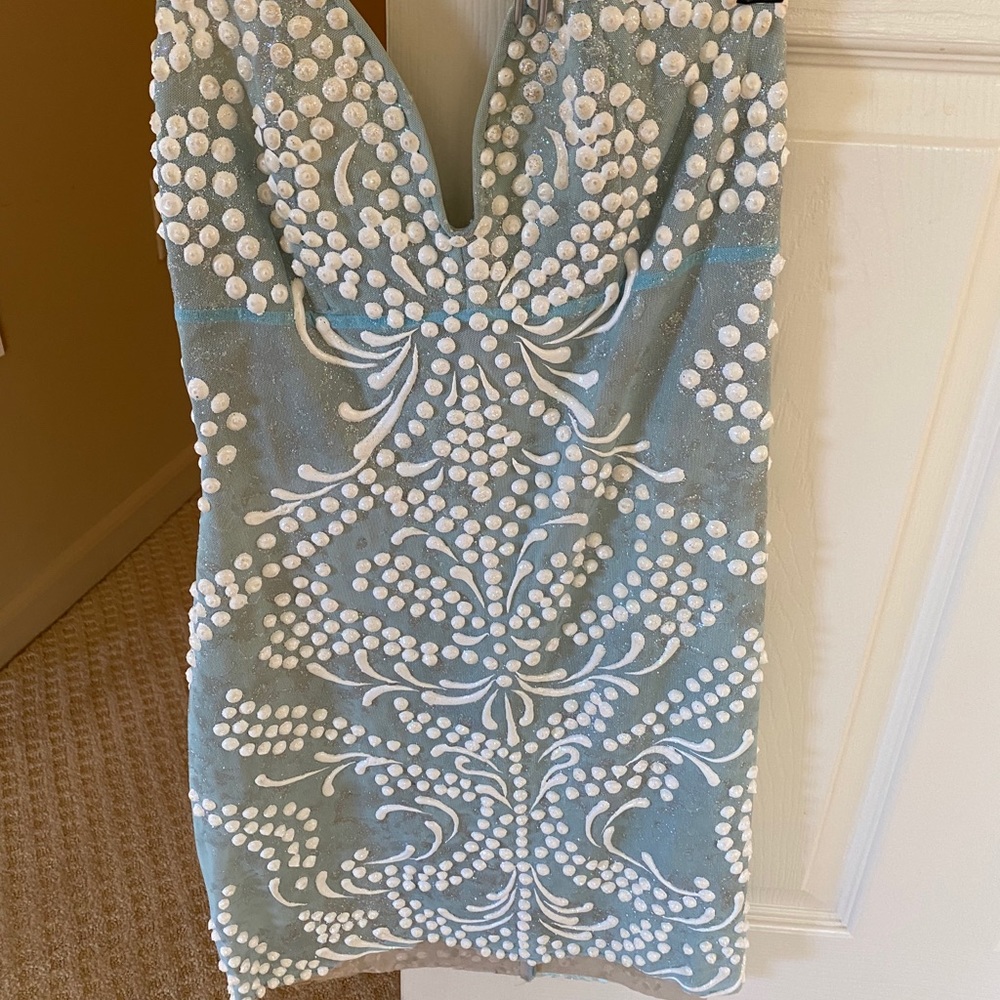 Holt Miami (Hand Painted Mini Dress - WORN ONCE)